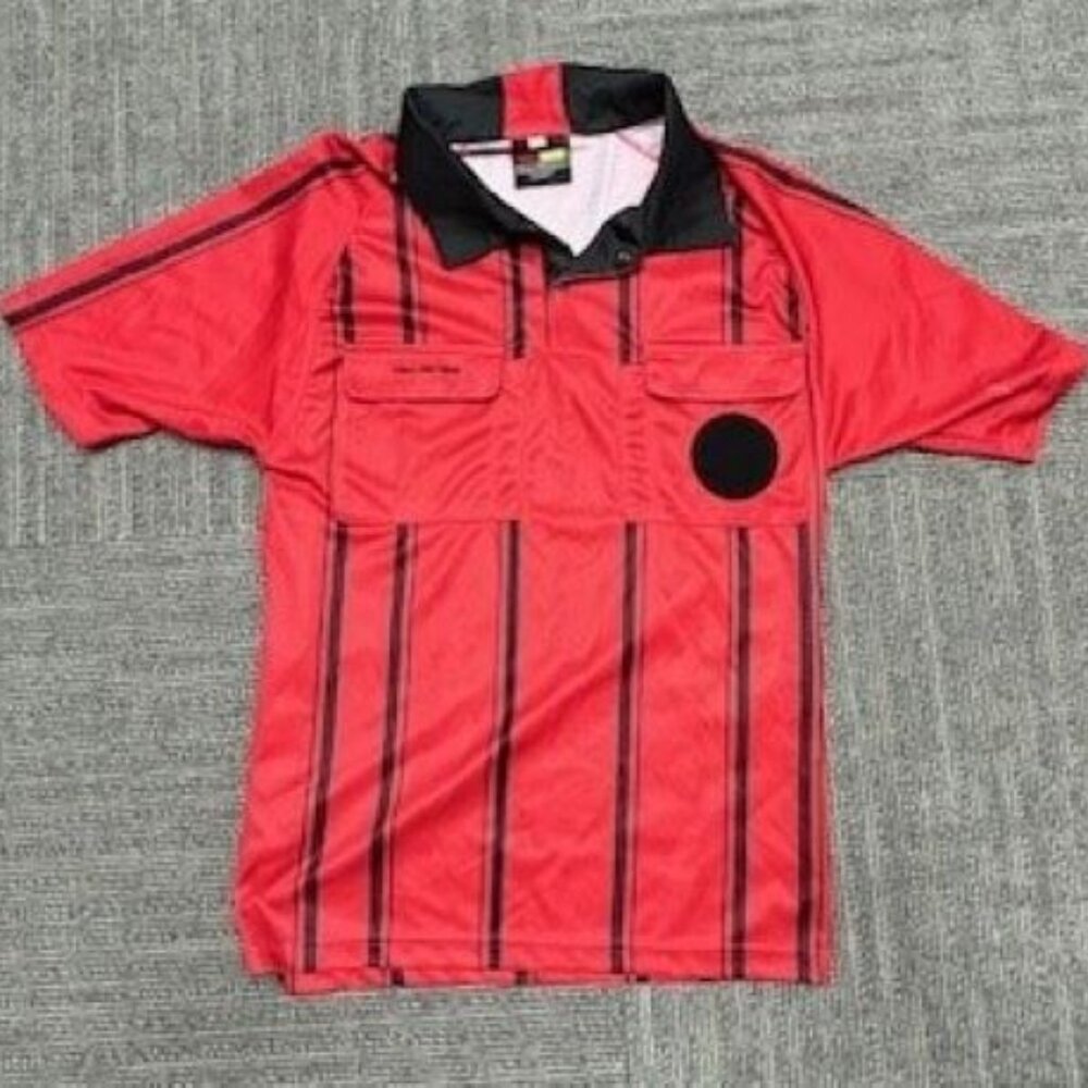 Final Decision Men's Red Soccer Referee Jersey